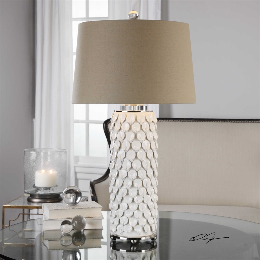 White Ceramic Lamp-$498.00