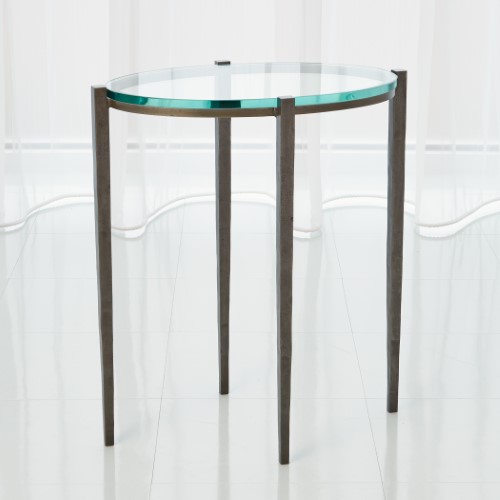 Oval Accent Table Natural Iron-$530.00