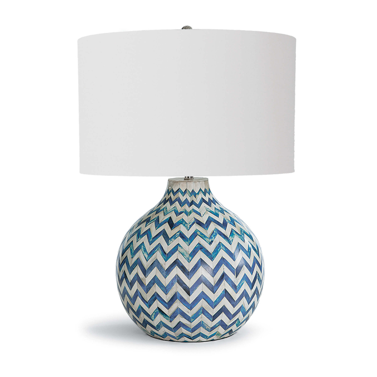 Indigo Chevron Table Lamp-$995.00