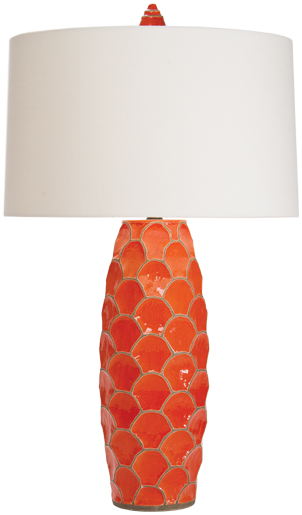 Ventana Coral Lamp 498.00 Peach Tree Designs
