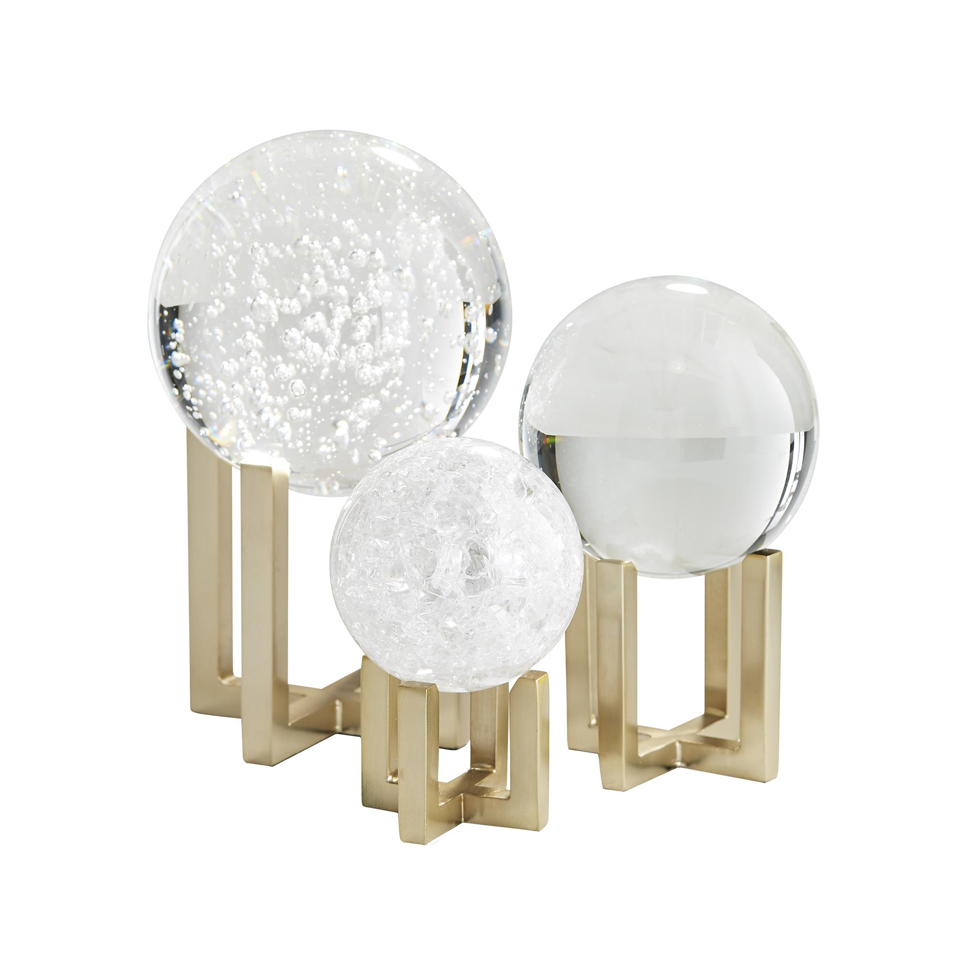Crystal Muses Sculpture, set of 3-$472.00