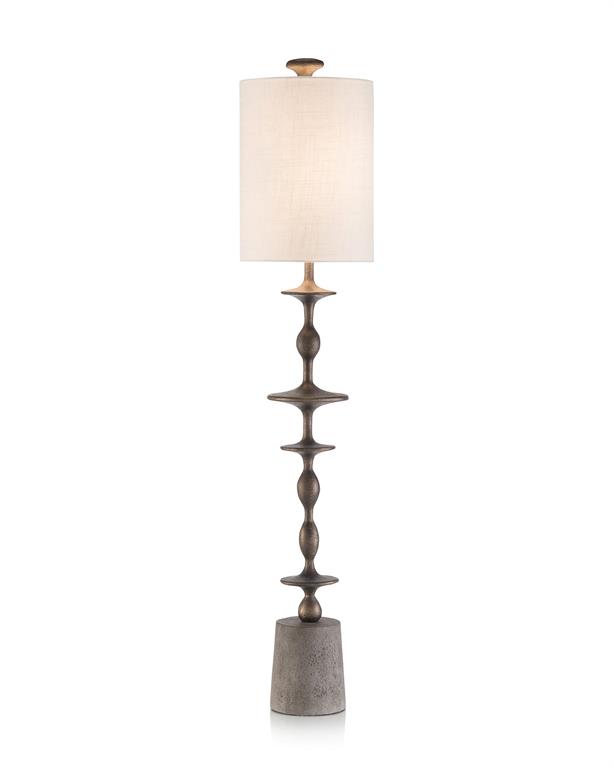 Matte Black Baluster Candlestick Lamp498.00 Peach Tree Designs