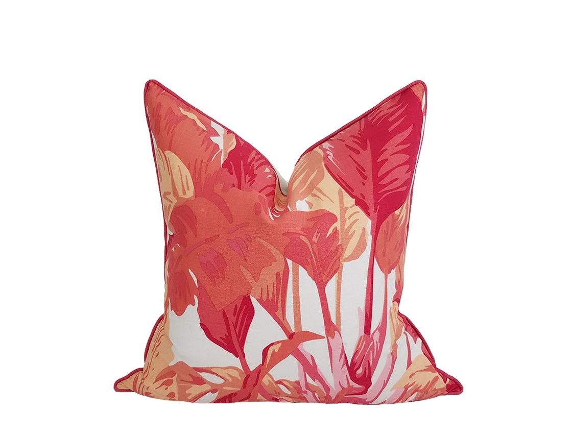Palm Beach Heliconia Pillow-$295.00
