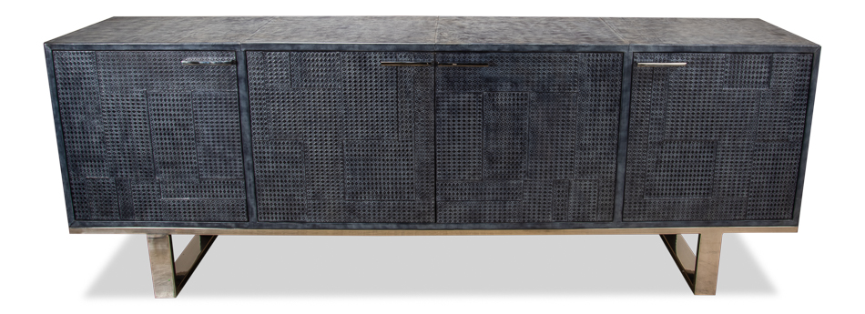 Leather sideboard discount