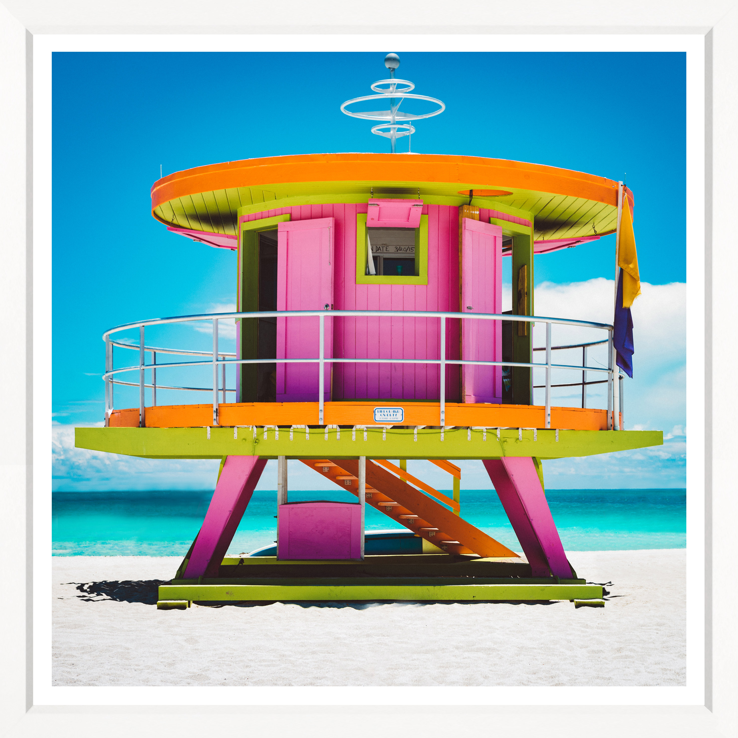 “Miami Beach Lifeguard Towers 3”-$998.00