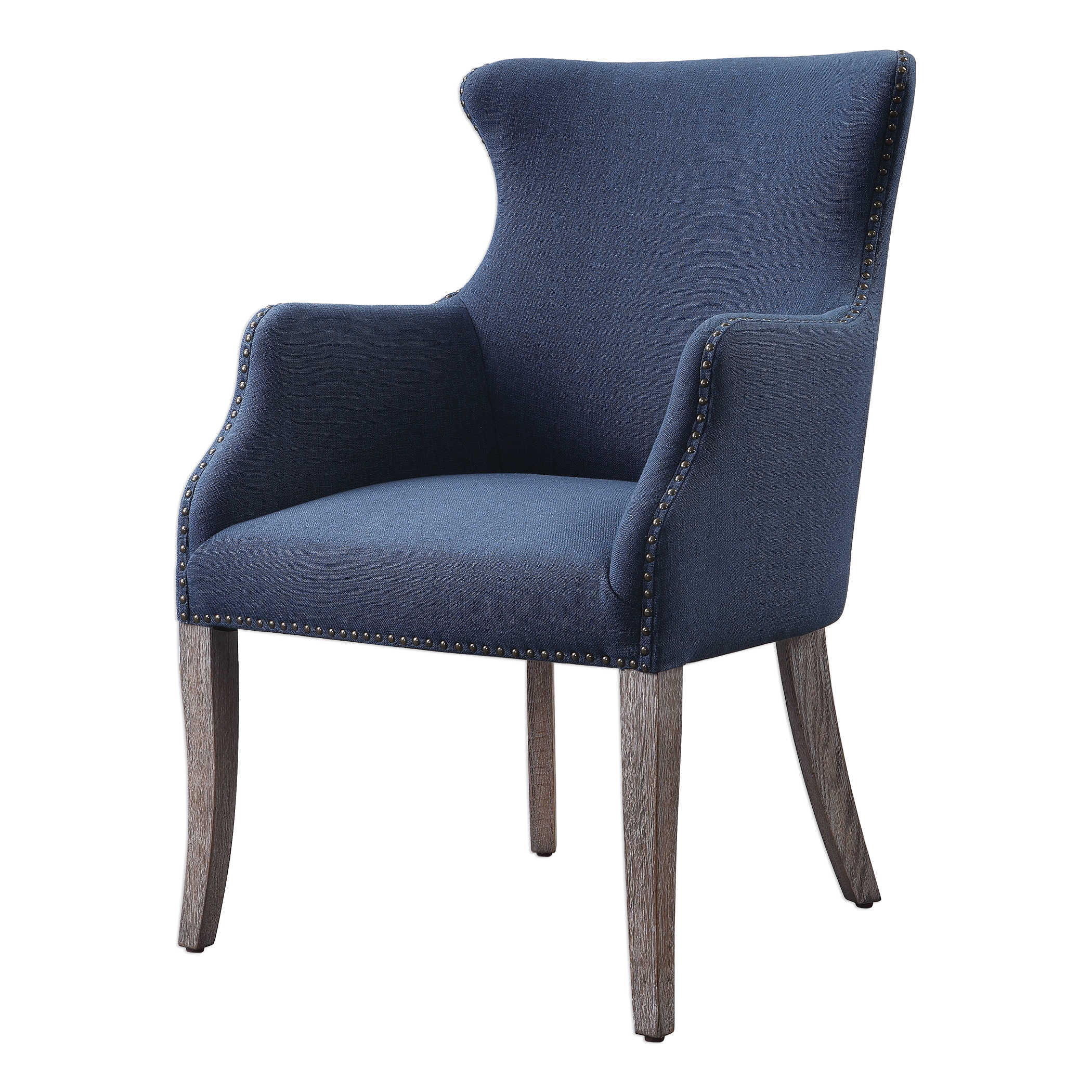 Blue Wing Chair-$1,225.00