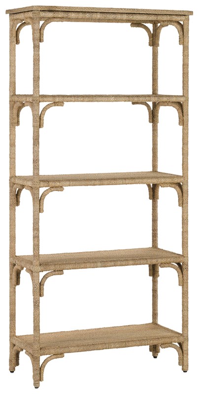 Wicker shop etagere bookshelves