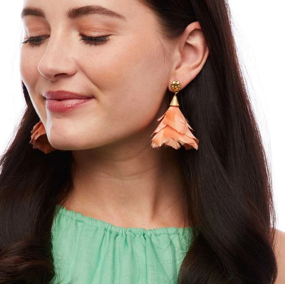 Brackish discount feather earrings