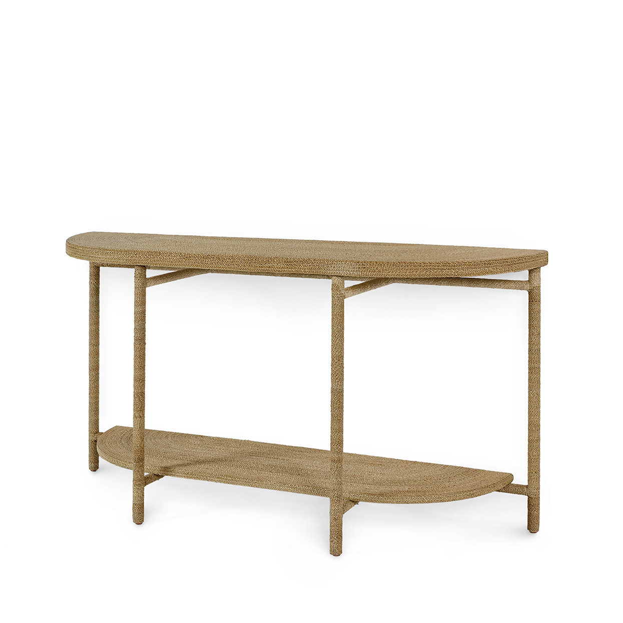 Natural Demilune Console-$2,425.00