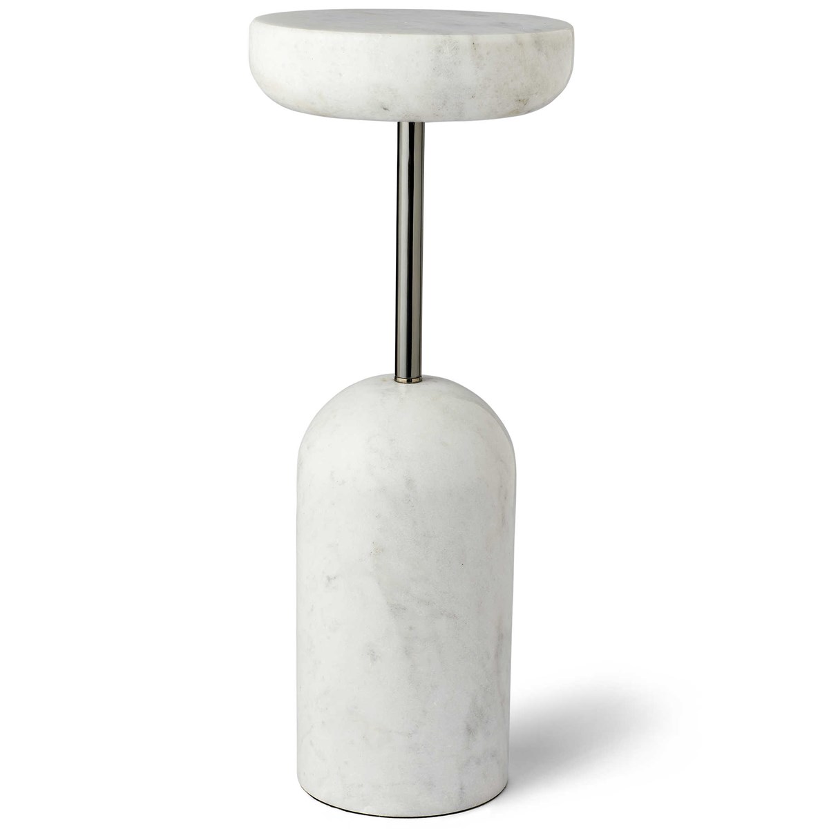 Sliced Marble Side Table-$375.00