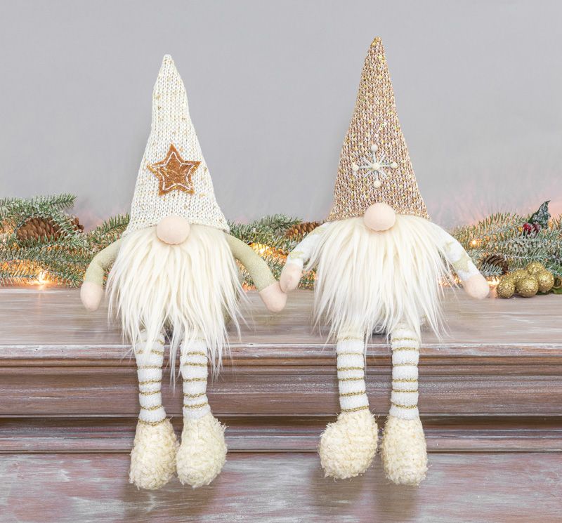 Golden Shimmer Gnome Dangle Legs, asst. 2 – $22.00 each