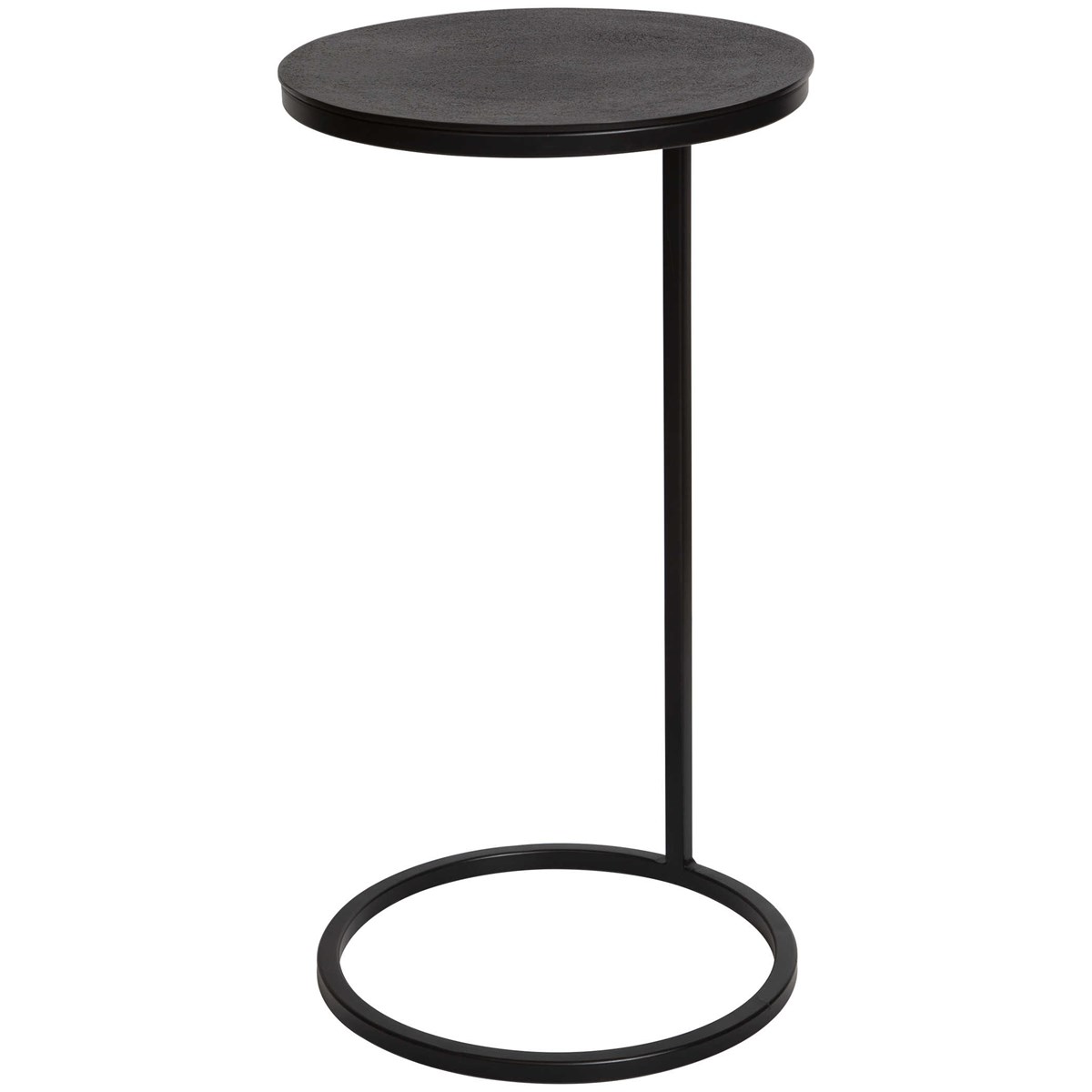 Round Black Accent Table-$245.00