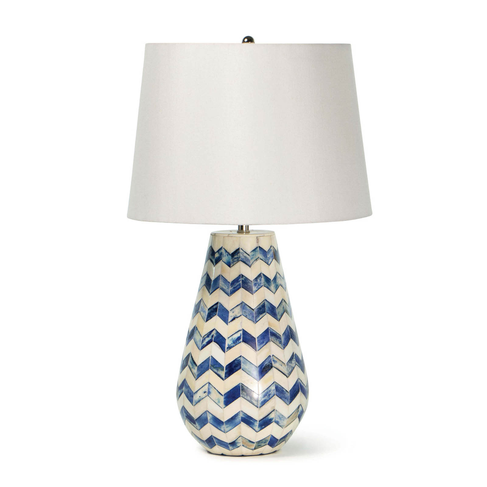 Chevron Blue Table Lamp-$462.00