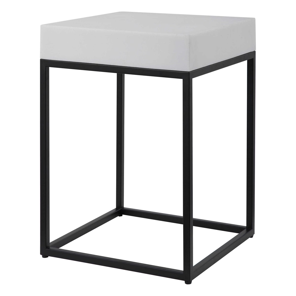 Marble and Steel Accent Table-$365.00