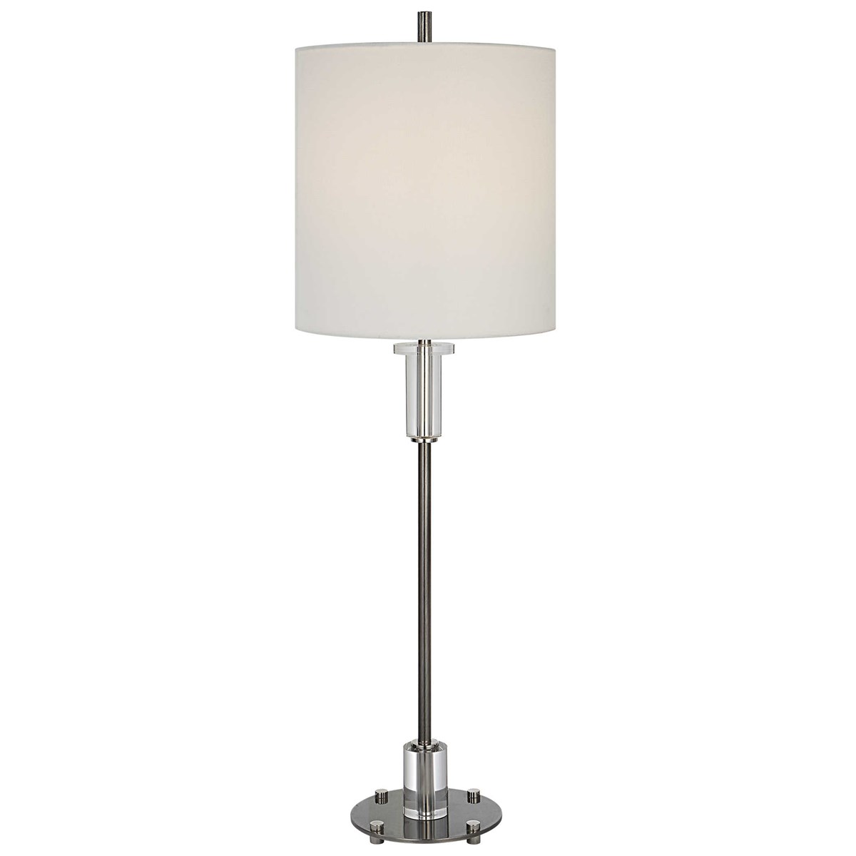 Steel and Nickel Lamp-$340.00