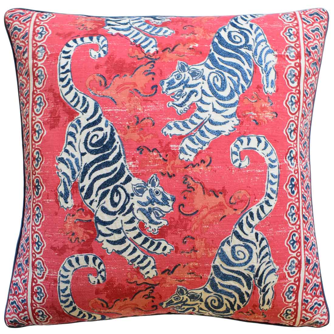 Tiger Pillow, Poppy-$358.00