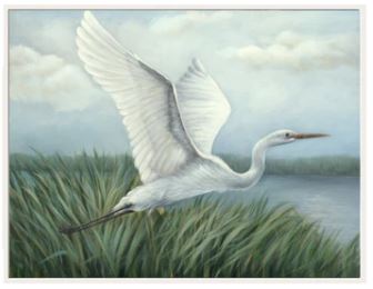“Crane in Flight”-$525.00