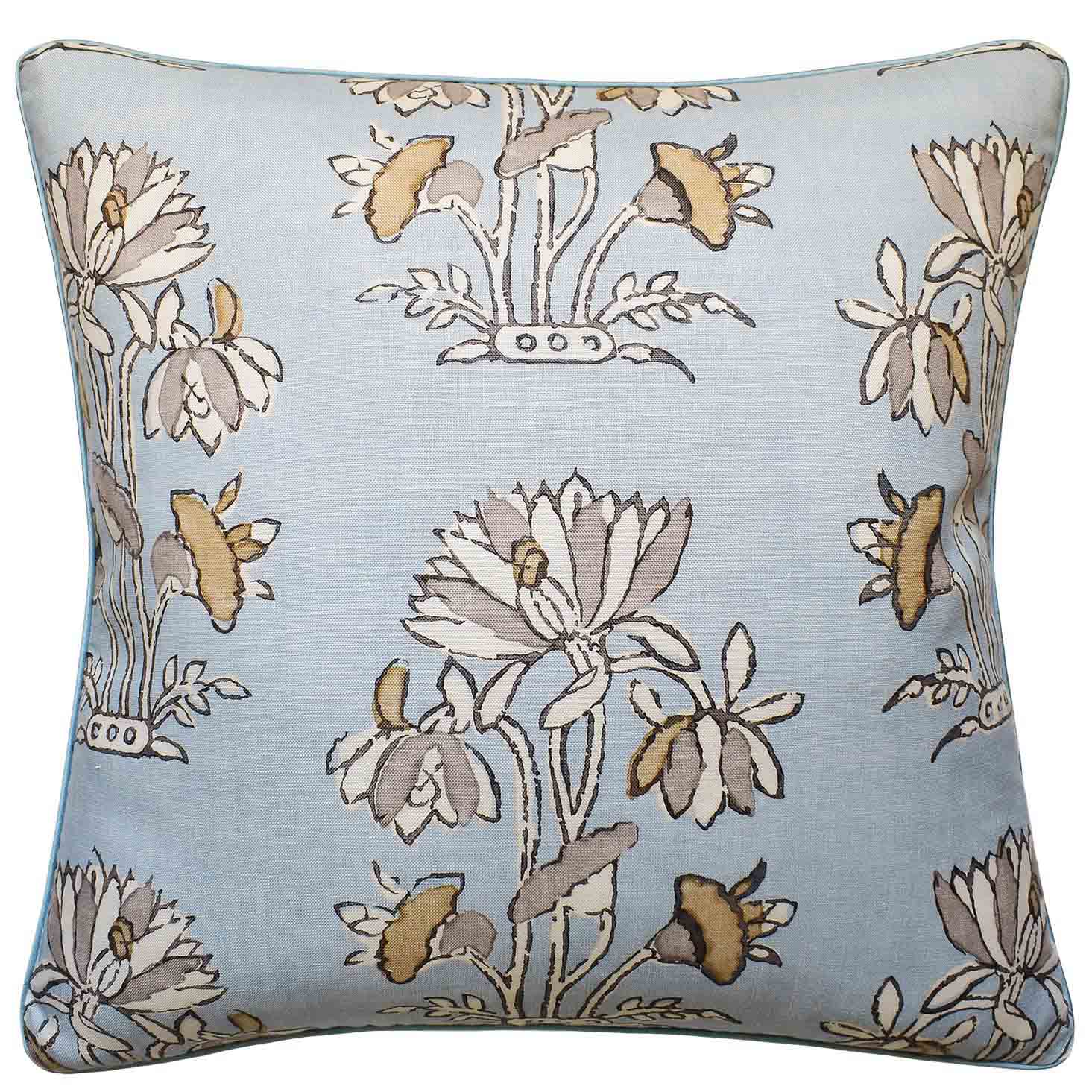 Spa Blue Lily Pillow-$358.00