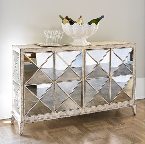 Square Mirrored Sideboard-$3,548.00