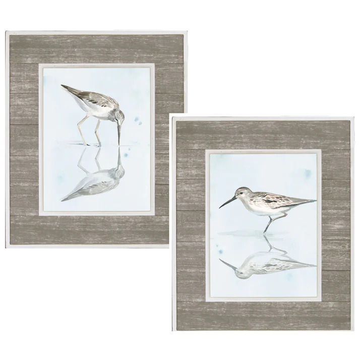 “Lone Sandpiper I and II”-$125.00