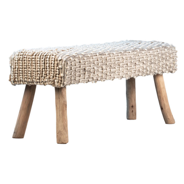 Bouclé Bench-$645.00