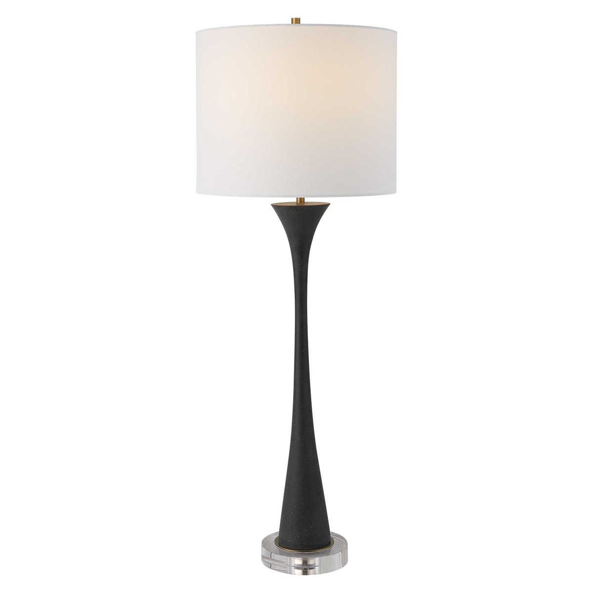 Trumpet Buffet Lamp, Black-$425.00
