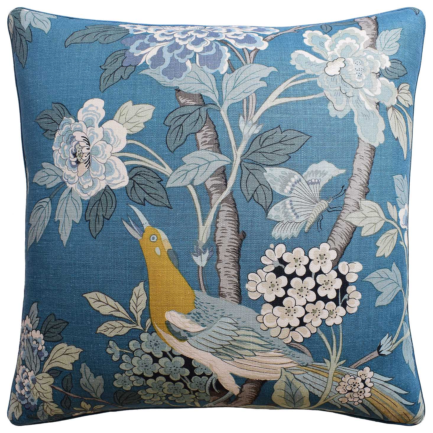 Hydrangea Teal Pillow-$335.00
