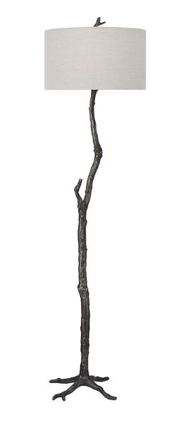 Tree branch floor lamp clearance