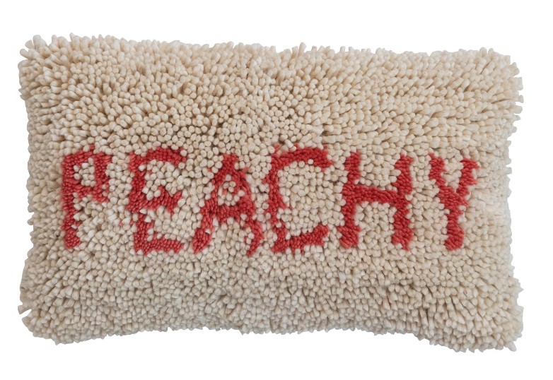 PEACHY pillow-$80.00