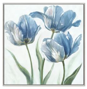 “Blue Tulips I”-$325.00