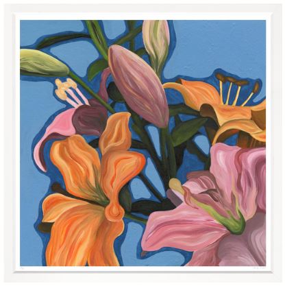 “Pink Lilies I”-$2,500.00