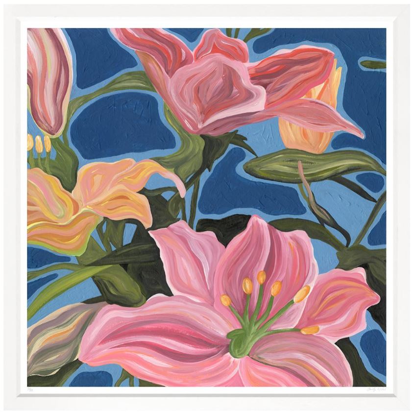 “Pink Lilies 2”-$2,500.00