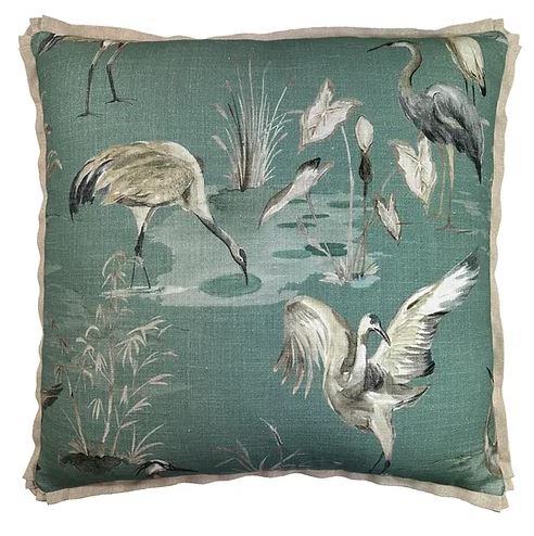 Aviary Nile Pillow with Cupcake Flange-$238.00