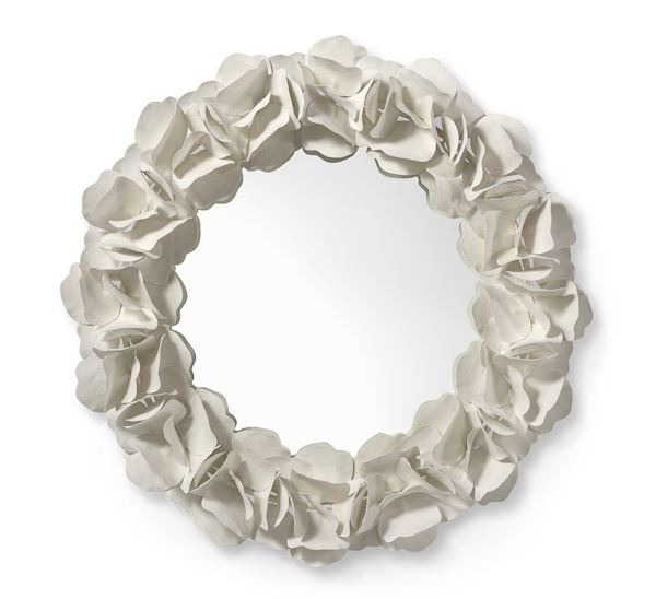 White Petals Mirror-$3,825.00