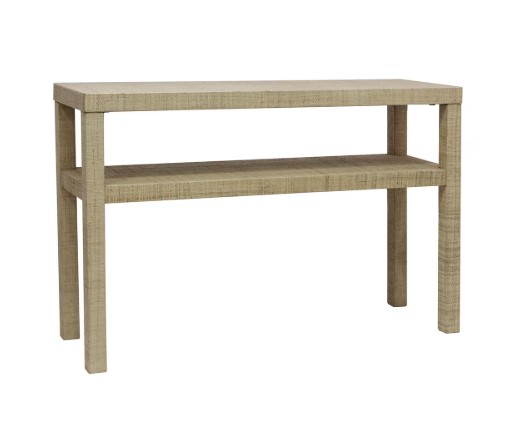 Raffia Wrapped Console Table-$658.00