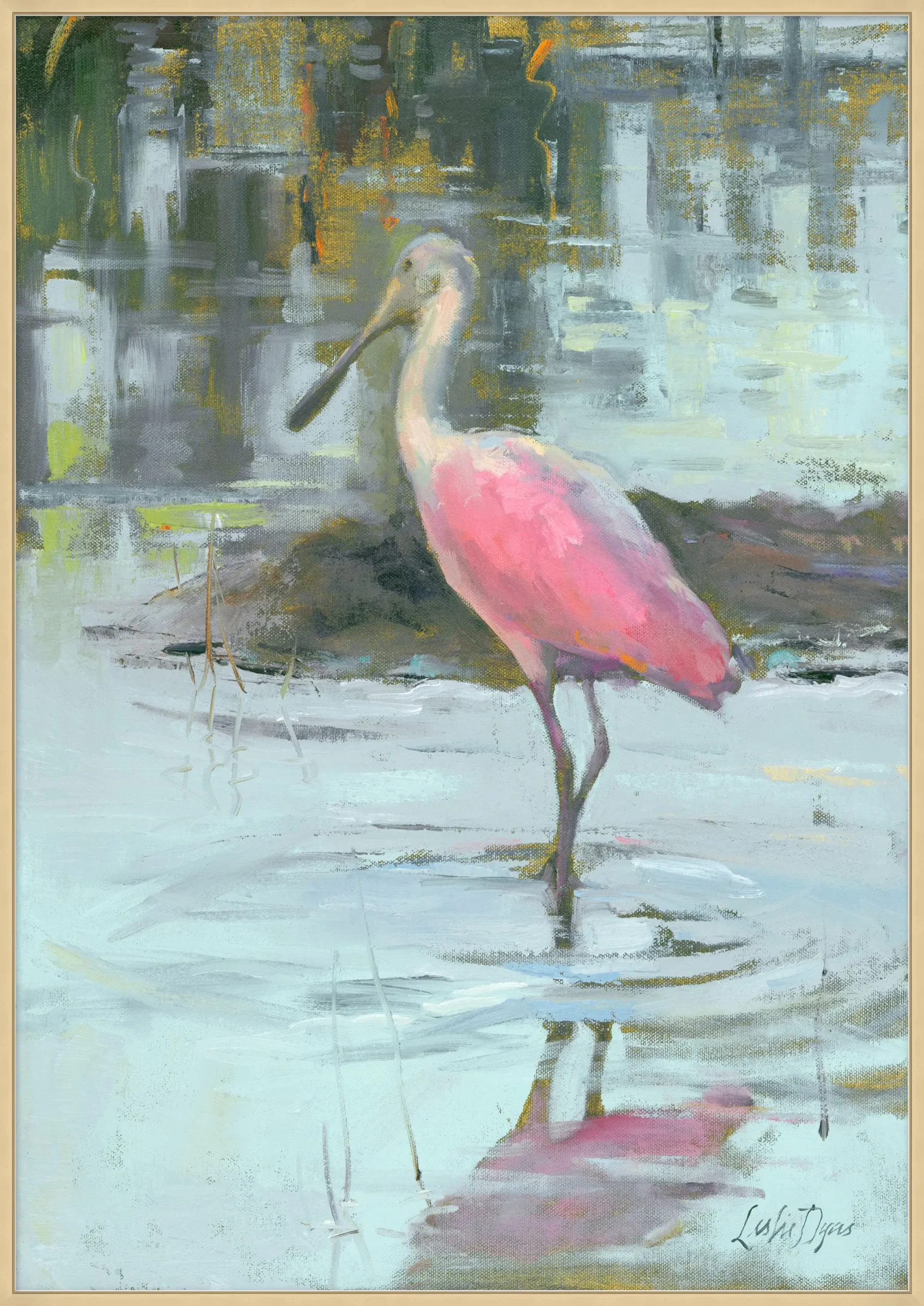 “Pink Spoonbill II”-$825.00