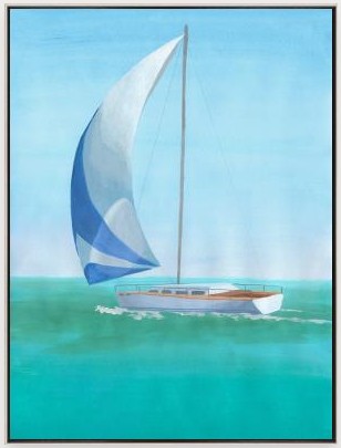 “Blue and White Sail II”-$715.00