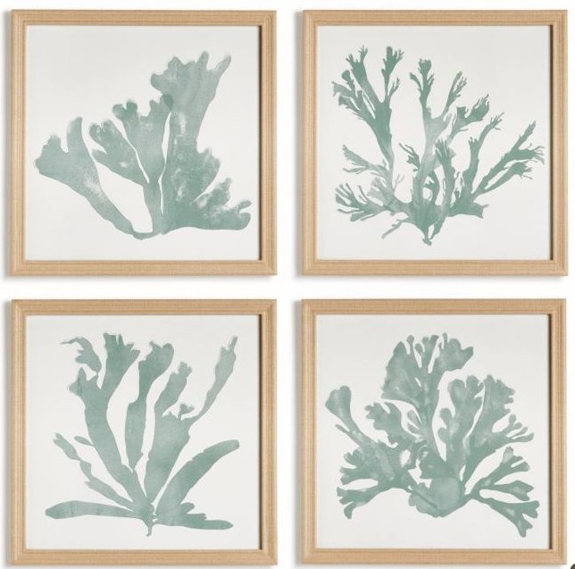 “Soft Green Corals”-$235.00 Each
